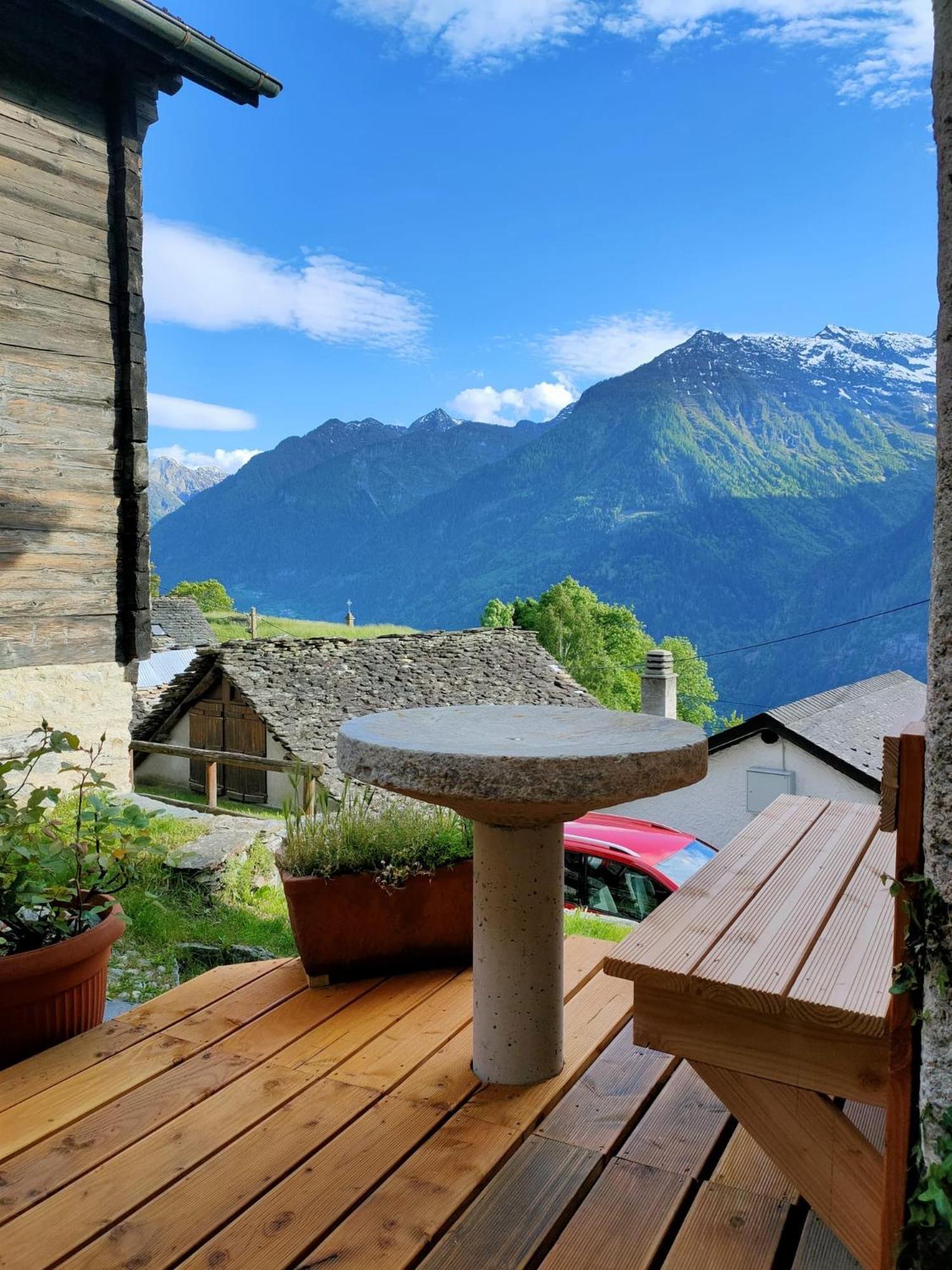 Appartamento Accogliente Di Montagna A Cavagnago Faido Exteriér fotografie